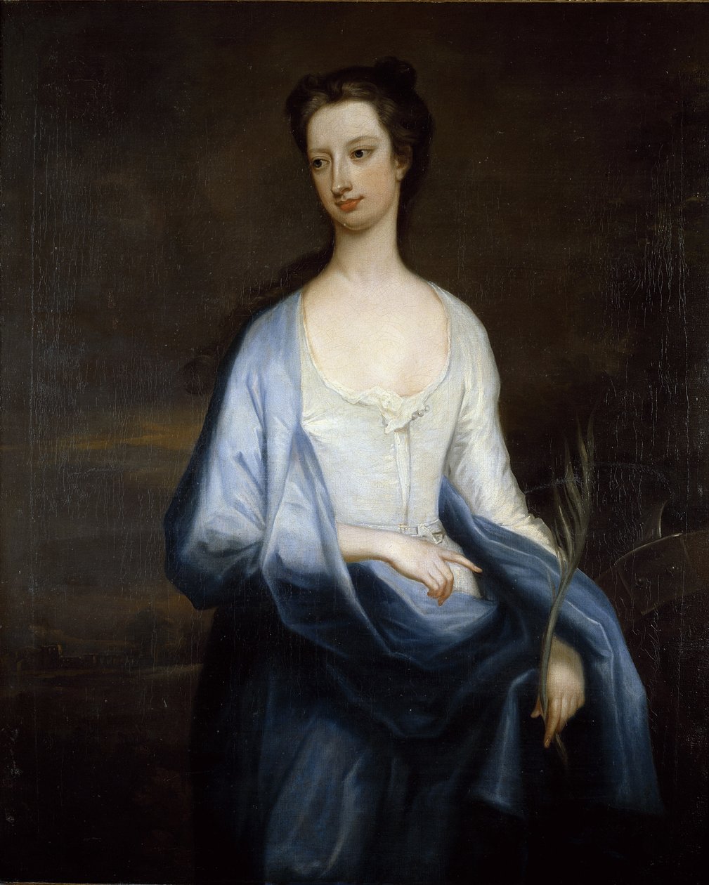 Catherine Hoskinsin, Devonshiren herttuattaren muotokuva, n. 1718 (öljy kankaalle) tekijältä Charles Jervas