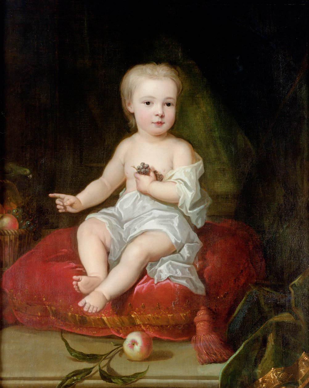 Muotokuva Holles St. Johnista (1710-38), Henryn nuorin poika, 1. varakreivi St. John, lapsena, n. 1711 tekijältä Charles Jervas