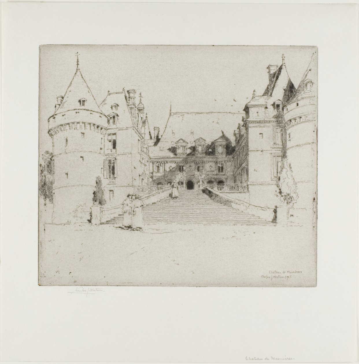 Château de Meanieres tekijältä Charles John Watson