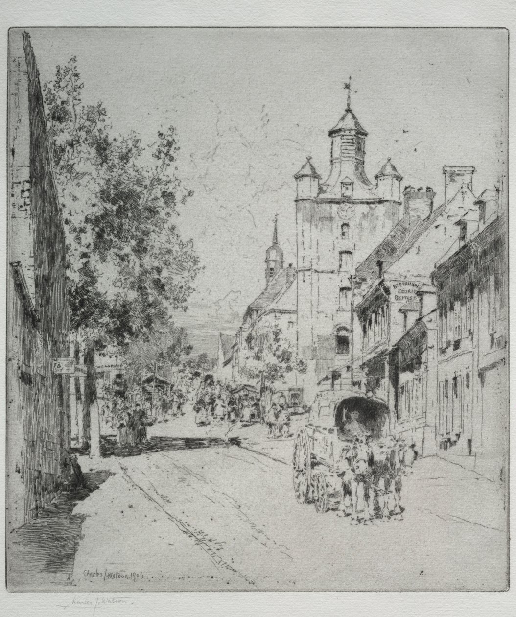 Kävelytorni, St. Riquier tekijältä Charles John Watson