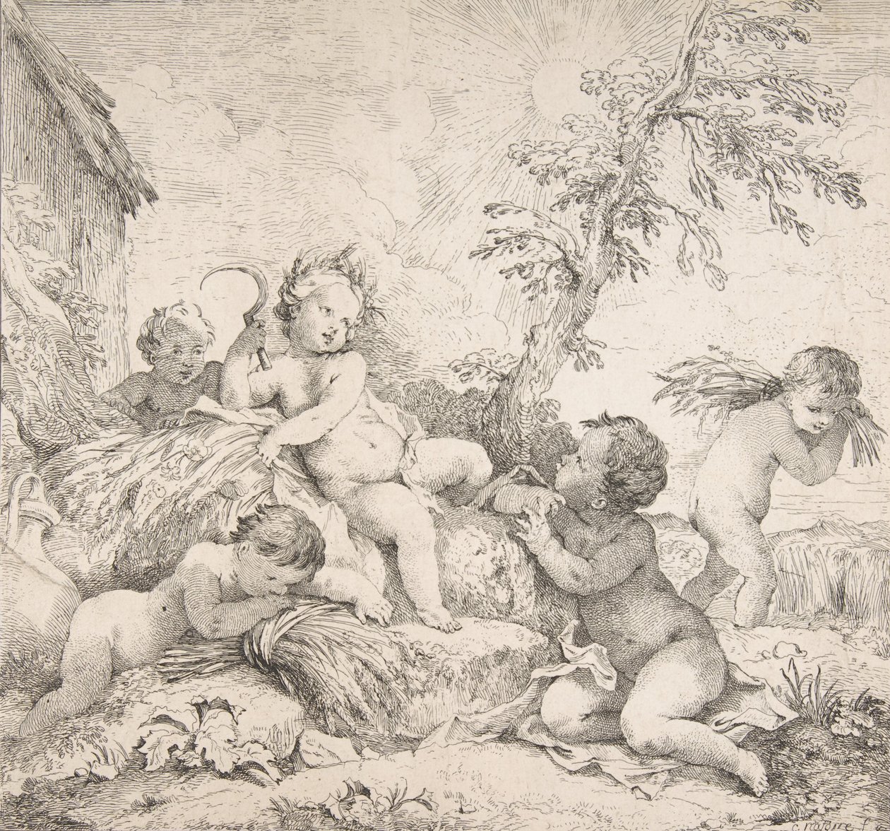 Kesä Kesä, n. 1735. tekijältä Charles Joseph Natoire