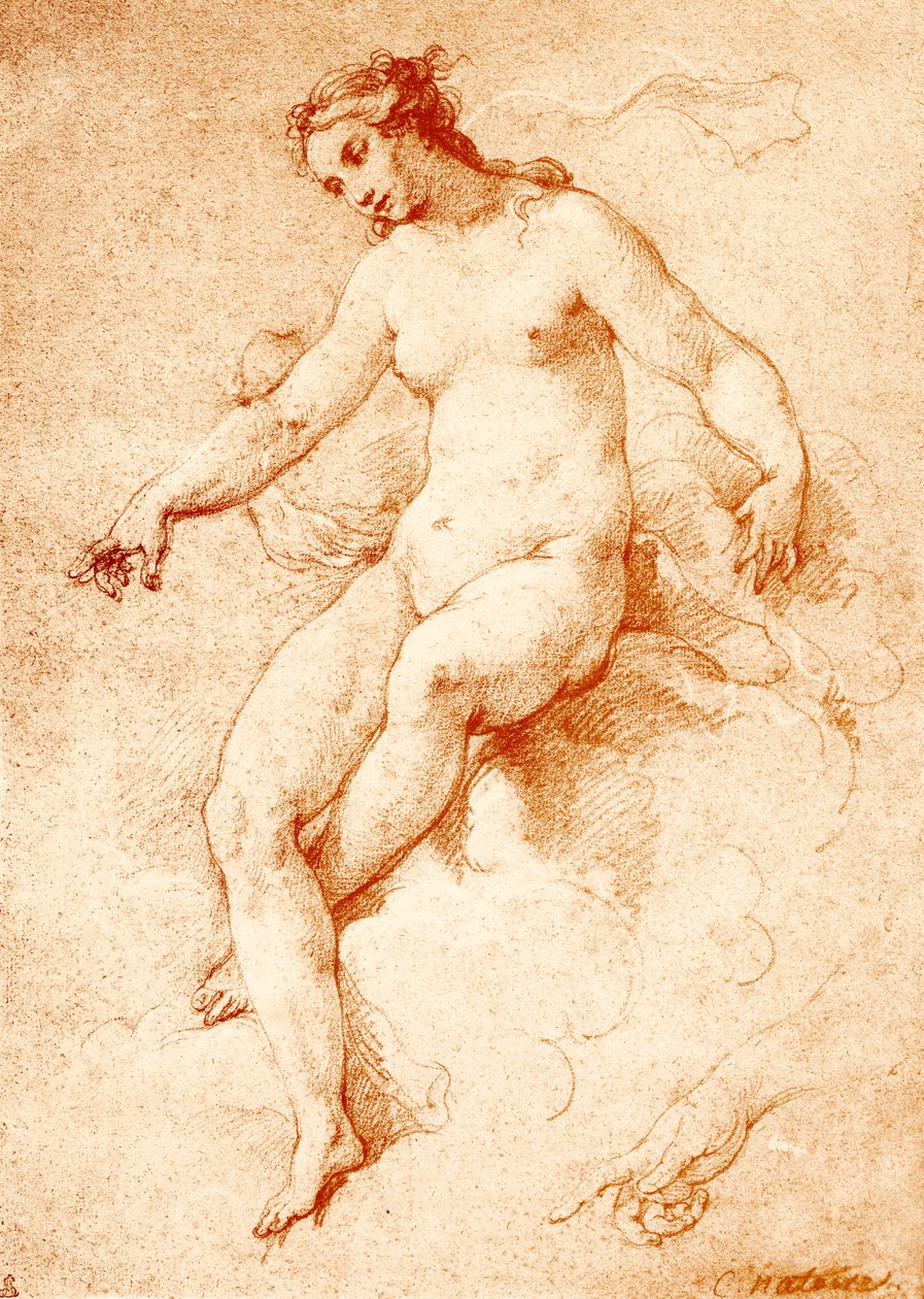 Venus pilvissä tekijältä Charles Joseph Natoire