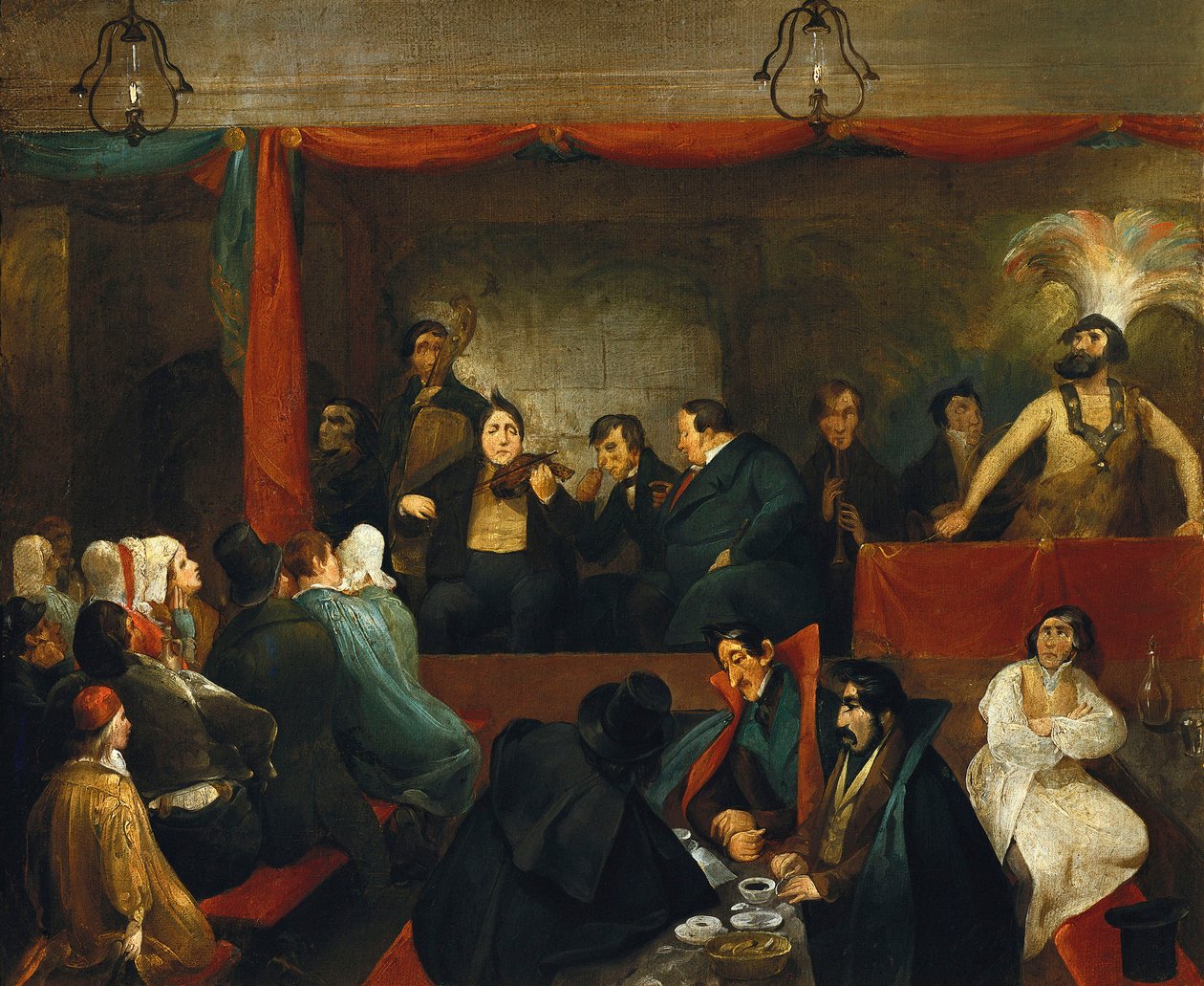 Cafe des Aveugles kuninkaanlinnassa tekijältä Charles Joseph Travies de Villiers