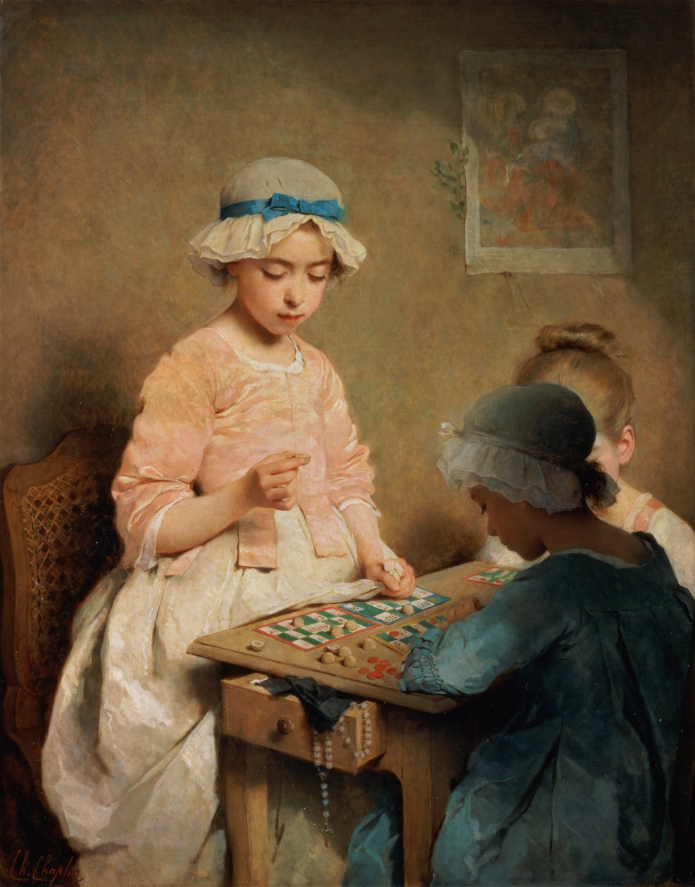 Lottopeli, 1865 tekijältä Charles Joshua Chaplin