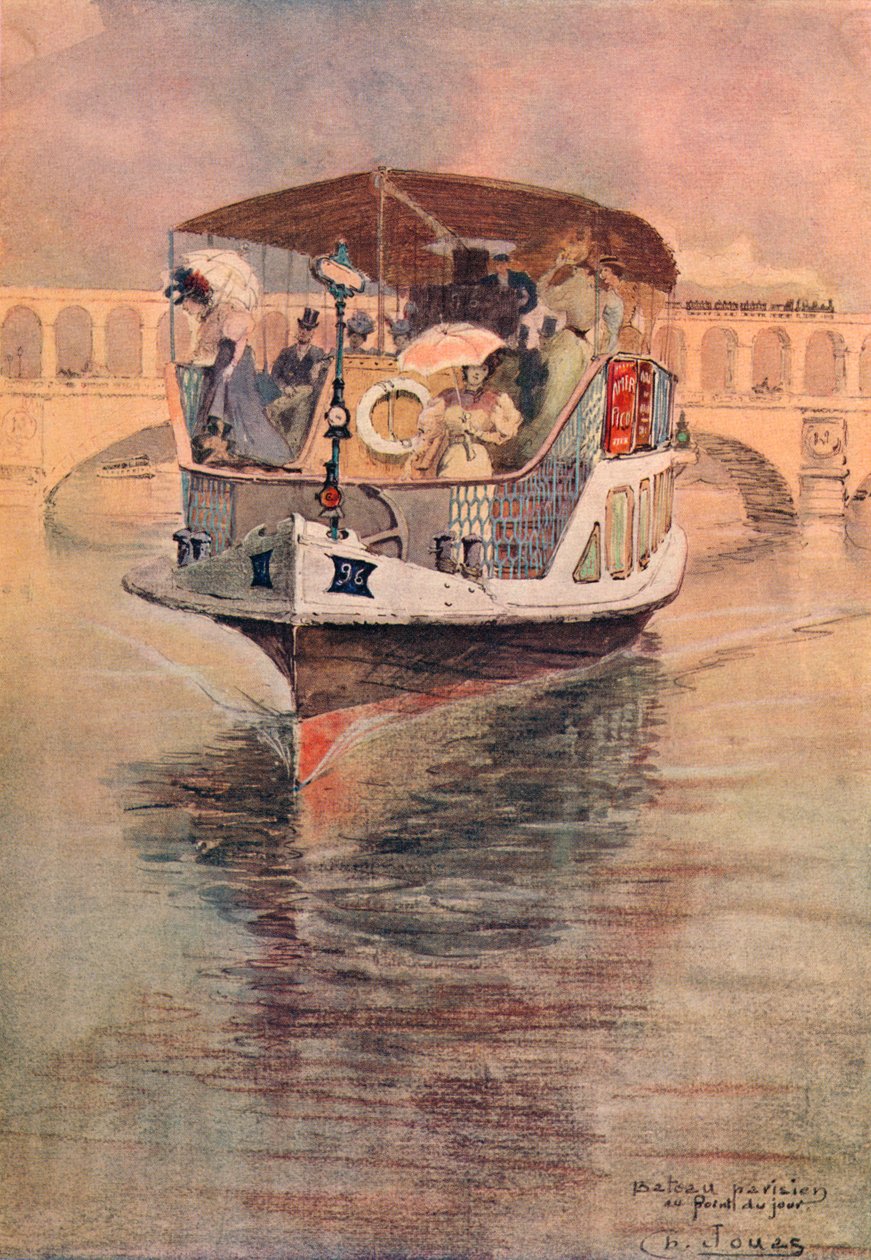 Bateau-Parisien Point du Jourissa, 1915 tekijältä Charles Jouas