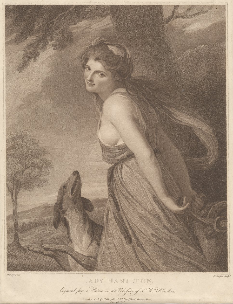 Lady Hamilton Bacchantena tekijältä Charles Knight