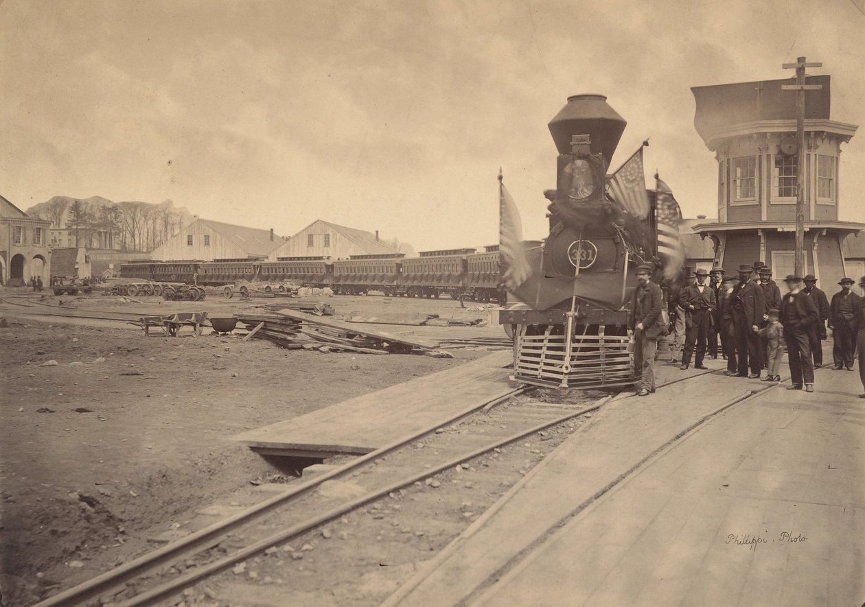 Lincoln Funeral Train, Philadelphia, 22.-24.4.1865. tekijältä Charles L. Philippi