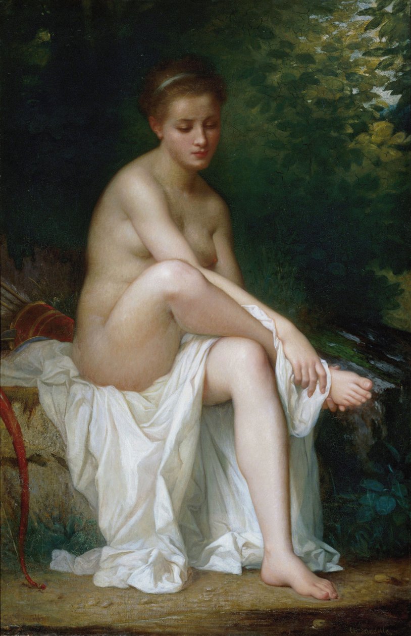 Ismenie, Dianan nymfi tekijältä Charles Landelle