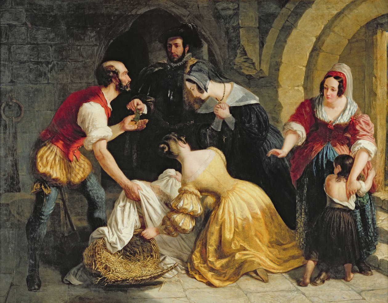 Margaret Roper (1505-44), noin 1832 (öljy kankaalle). tekijältä Charles Landseer