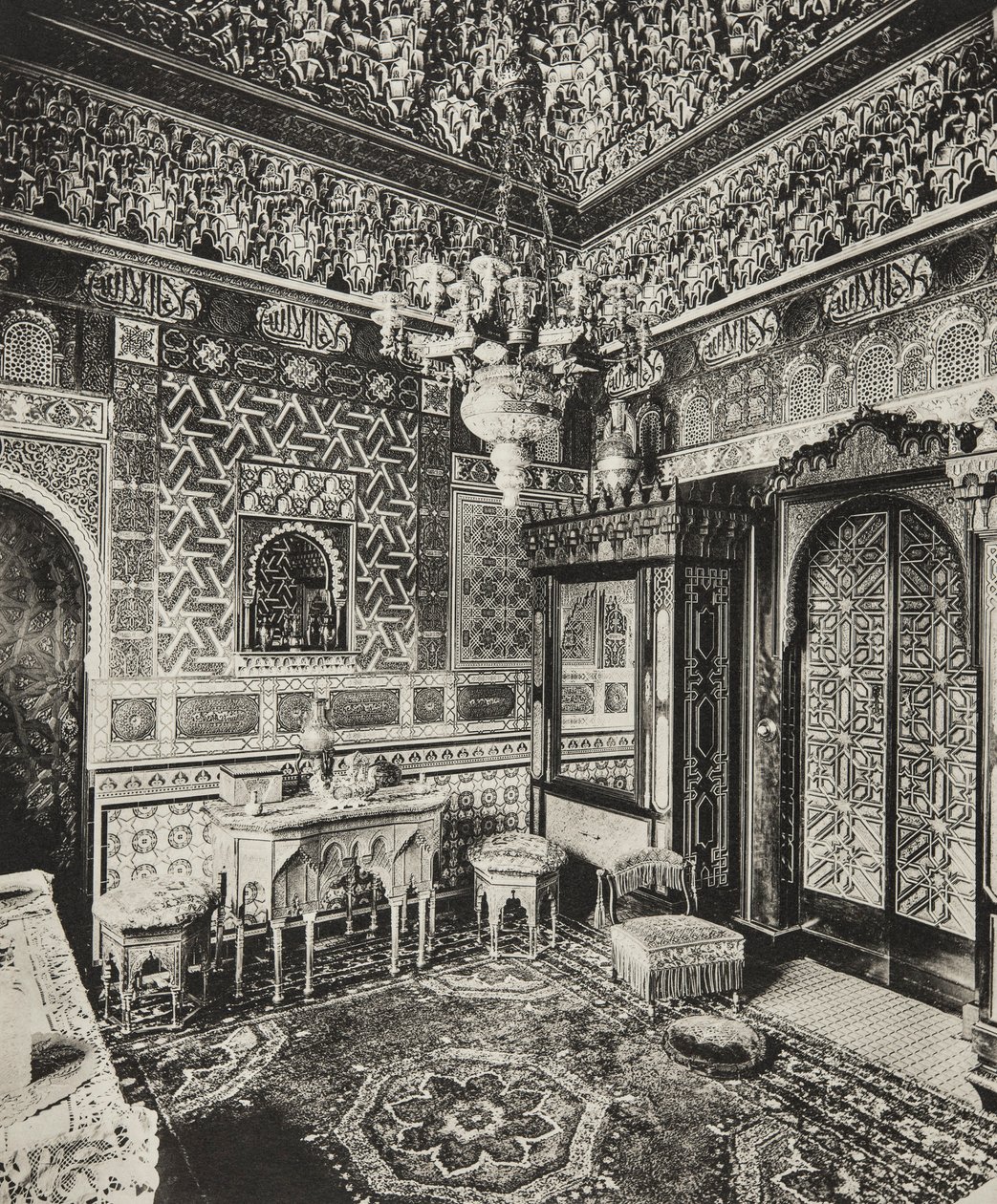 Pukuhuone, Franks Hall, Horton Kirby, Kent, 1894 tekijältä Charles Latham
