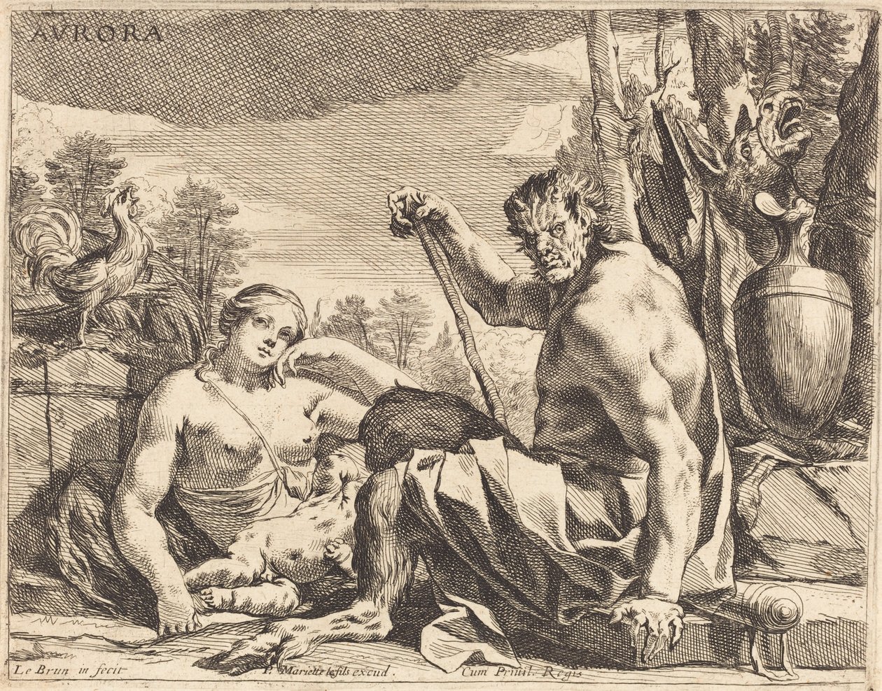 Aurora (aamunkoitto) tekijältä Charles Le Brun