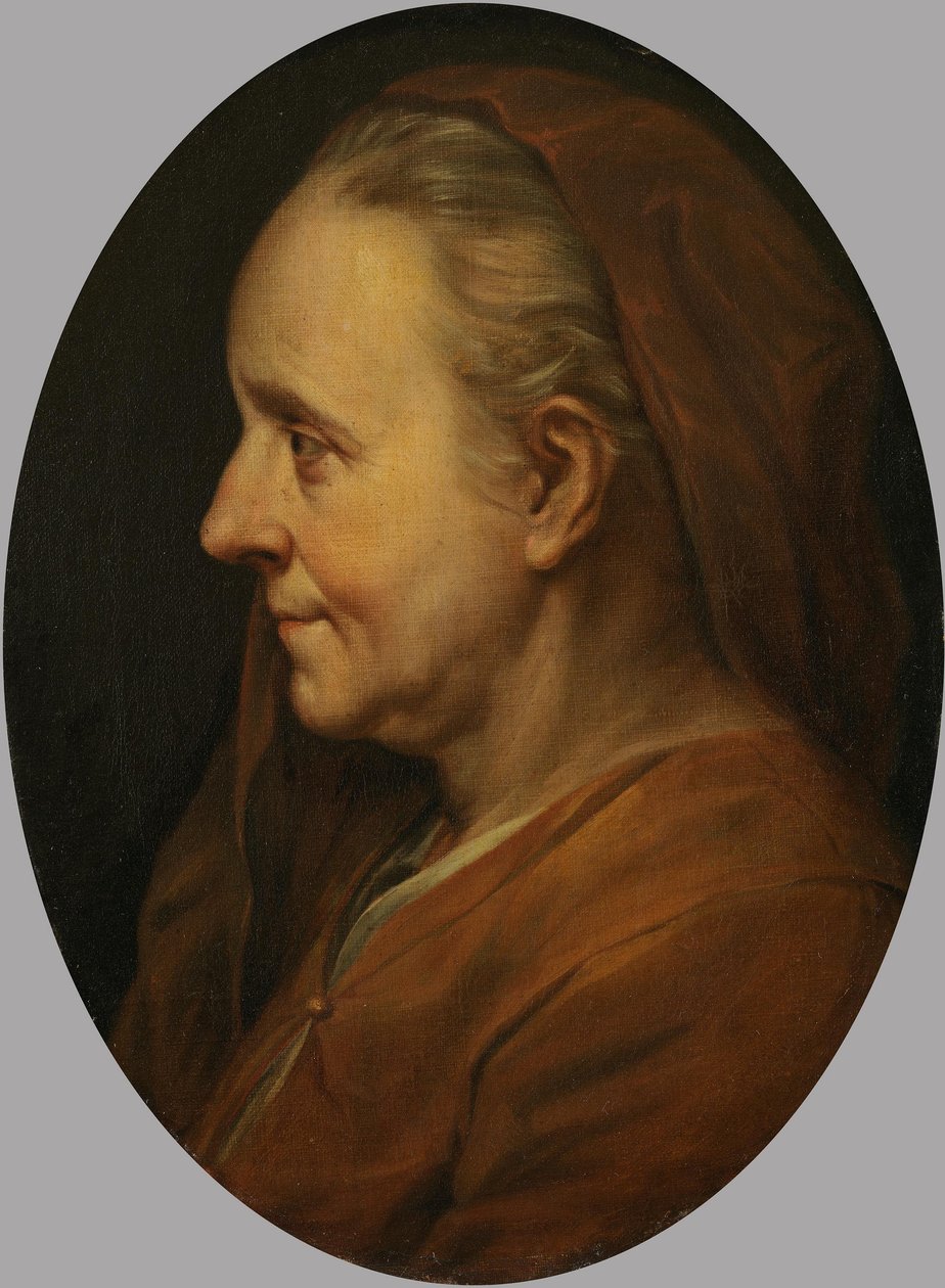 Iäkkään naisen rintakuva tekijältä Charles Le Brun