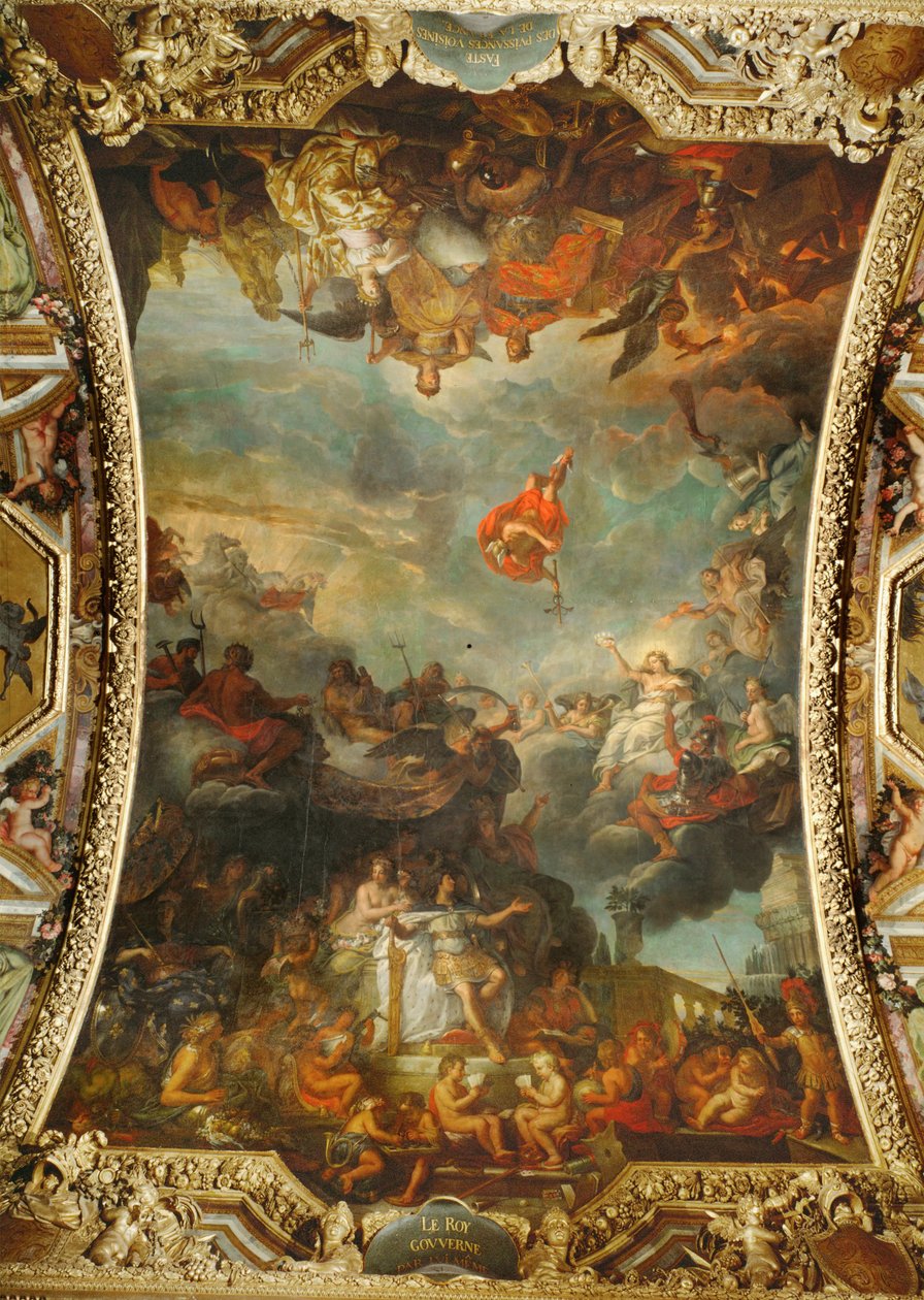 Ludvig XIV hallitsee yksin ... tekijältä Charles Le Brun