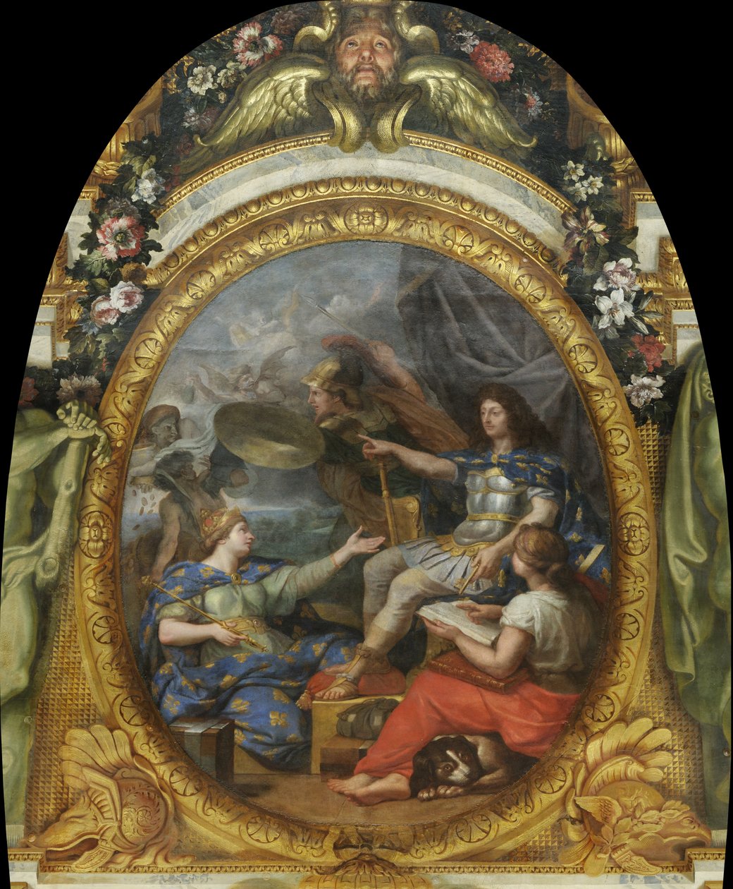 Järjestys palautettu kuningaskunnan talouteen, 1662 tekijältä Charles Le Brun