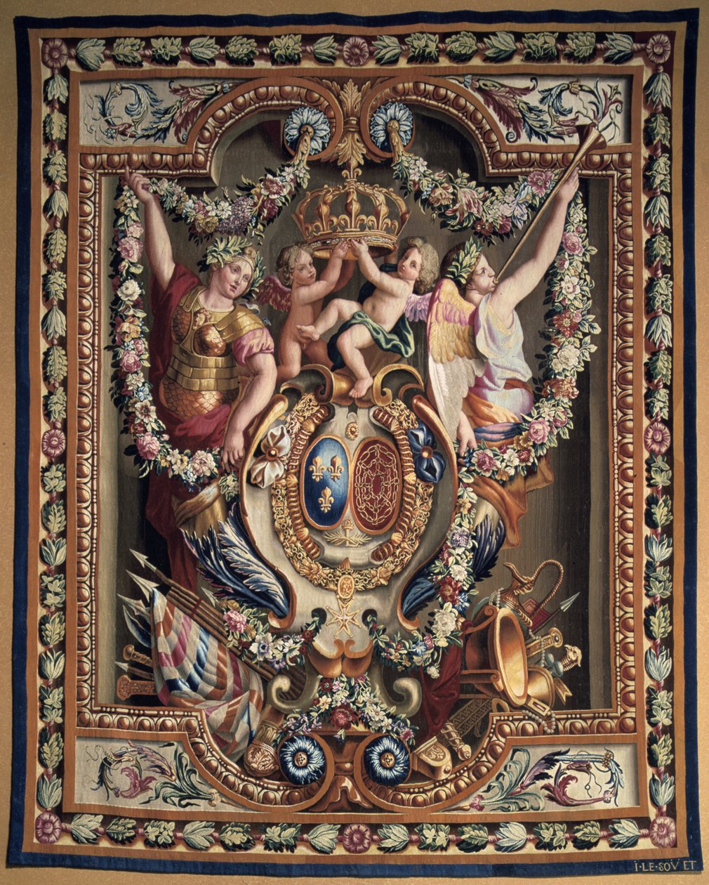 Kuvakudos, 1715-1716 tekijältä Charles Le Brun