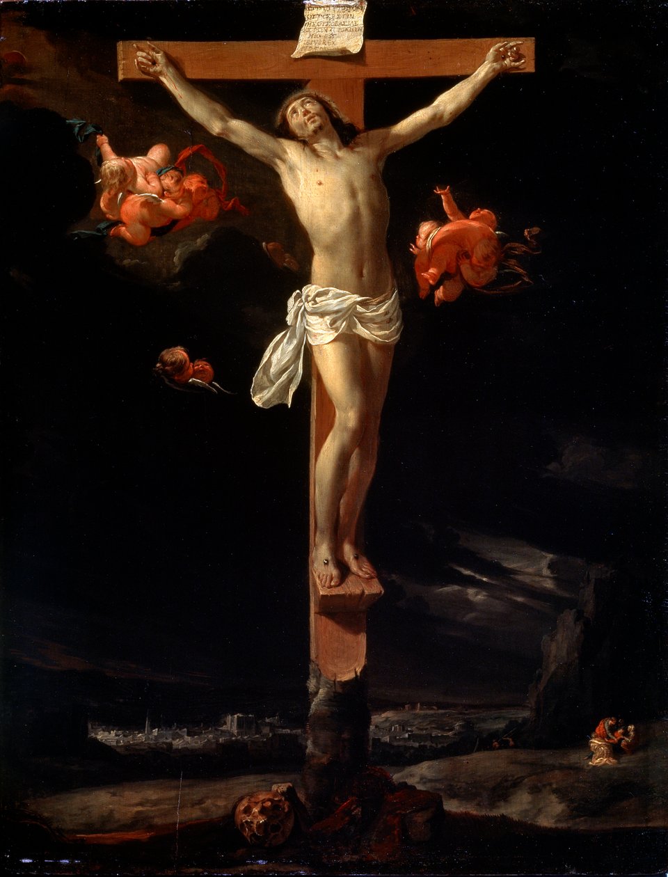 Ristiinnaulitseminen, 1637. tekijältä Charles Le Brun