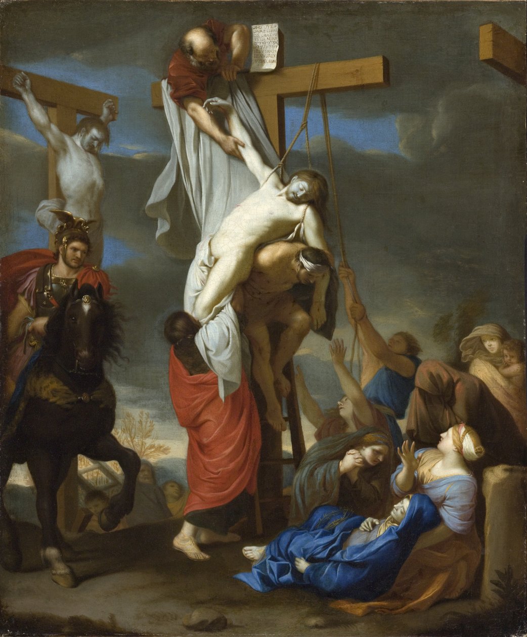 Ristiinnaulitun laskeminen ristiltä tekijältä Charles Le Brun
