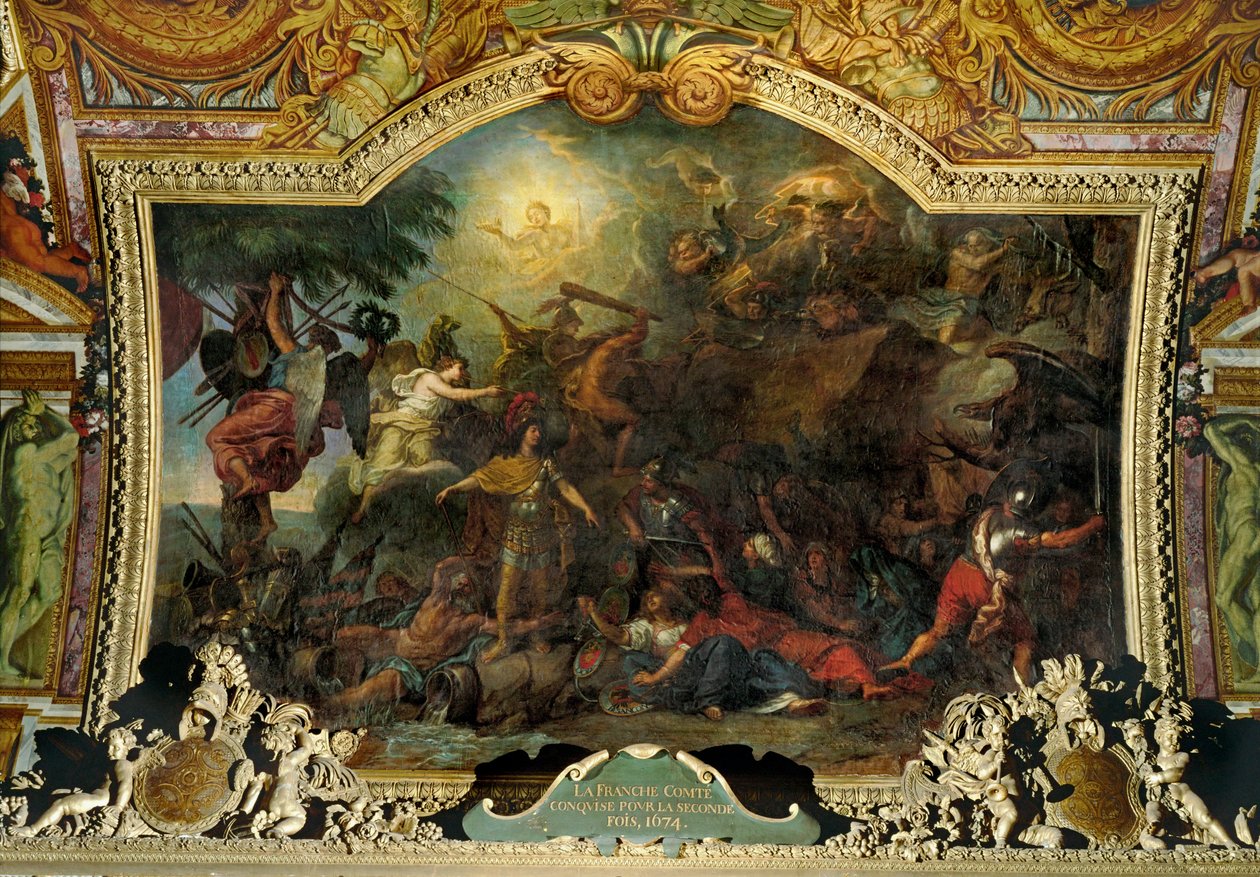 Franche-Comte valloitti toisen kerran ... tekijältä Charles Le Brun