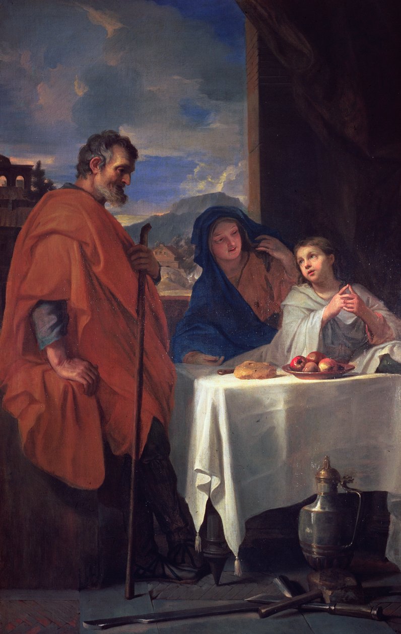 Pyhä perhe tai Armo tekijältä Charles Le Brun