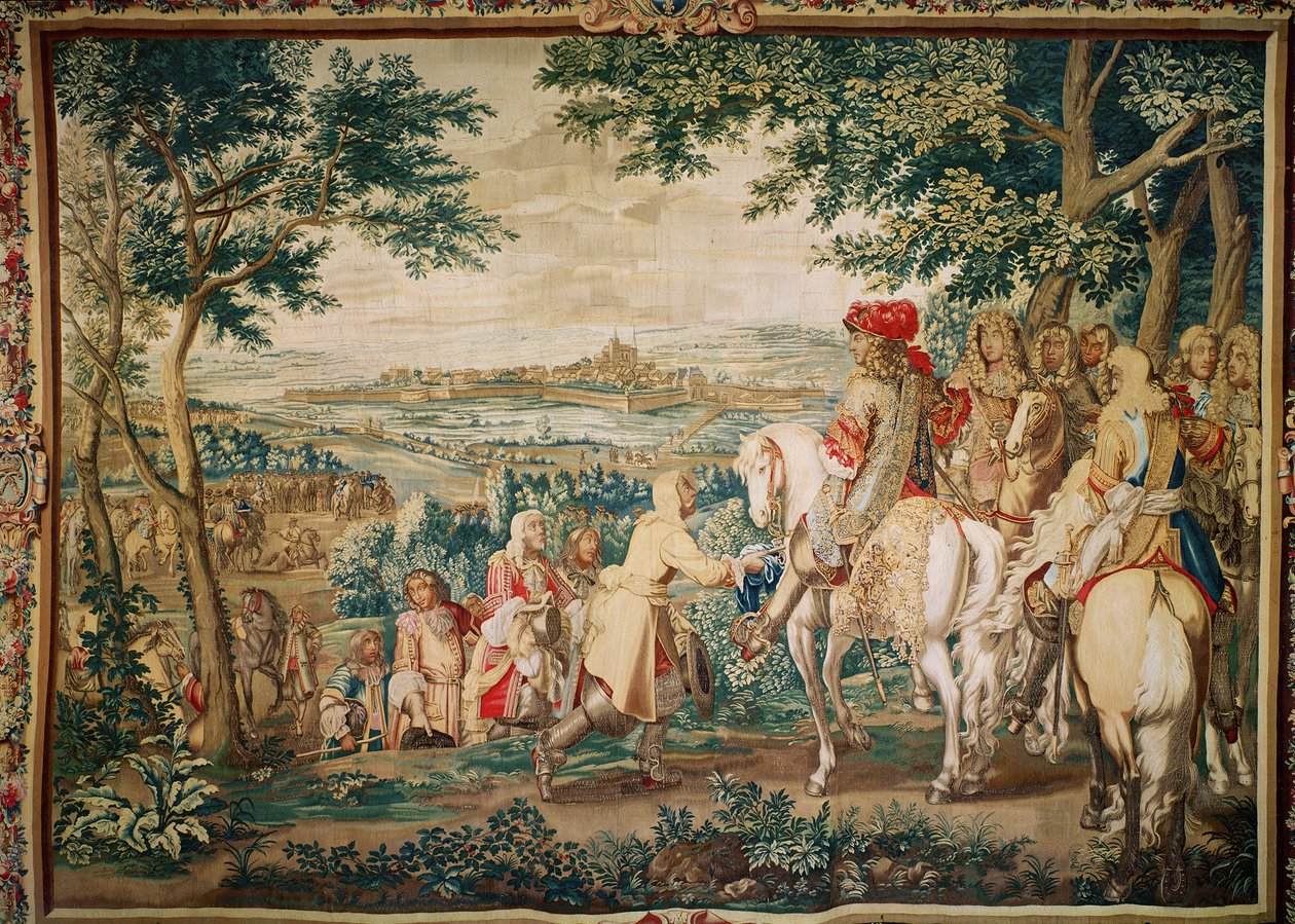 Marsalin antautuminen vuonna 1662, Gobelins Workshop (kuvakudos) tekijältä Charles Le Brun