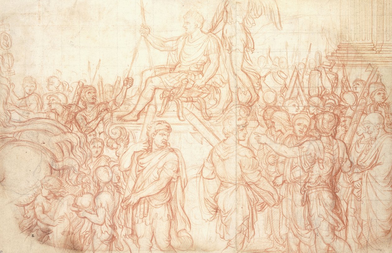 Keisari Konstantinuksen voitto, tekijältä Charles Le Brun
