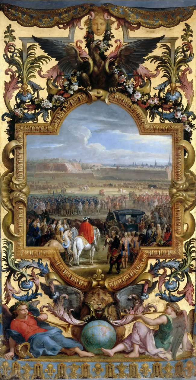 Cambrain valloitus 18. huhtikuuta 1677 tekijältä Charles Le Brun