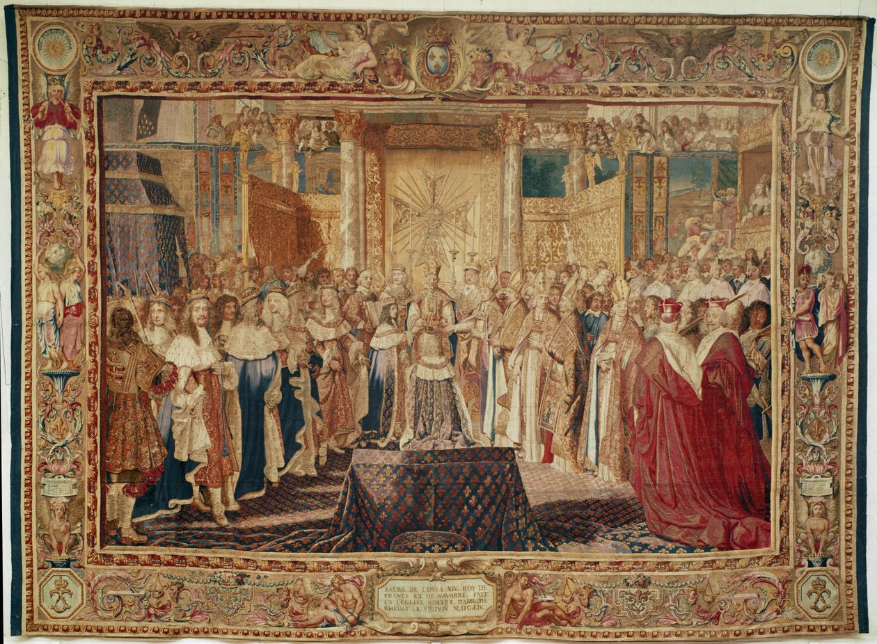 Ludvig XIV:n kruunajaiset ... tekijältä Charles Le Brun