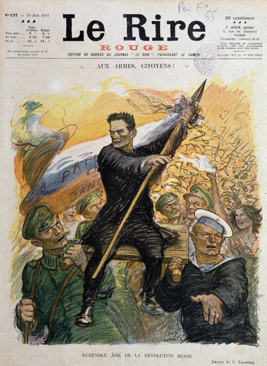 Helmikuun vallankumous (Venäjä tekijältä Charles Leandre