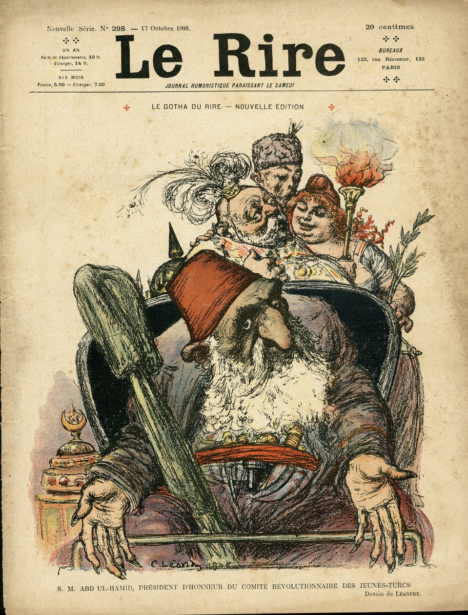 Kuva Charles Leandresta (1862-1934) Le Riren kanteen tekijältä Charles Leandre