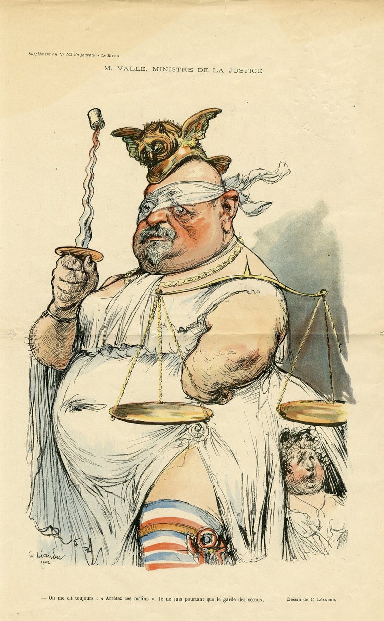 Kuva Charles Leandresta (1862-1934) Le Riren kanteen tekijältä Charles Leandre