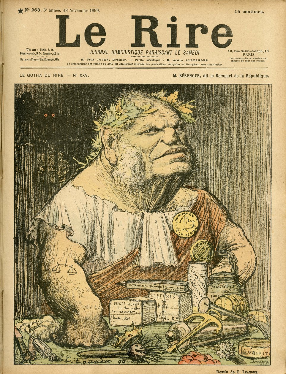 Kuva Charles Leandresta (1862-1934) Le Riren kanteen, nro 263 tekijältä Charles Leandre