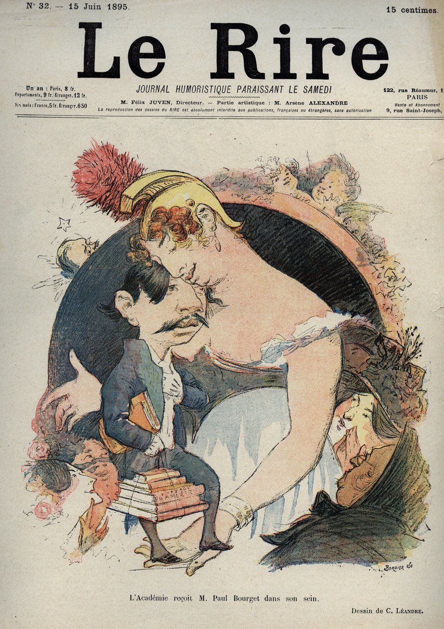 Paul Bourget (1852-1935) ranskalainen kirjailija - L