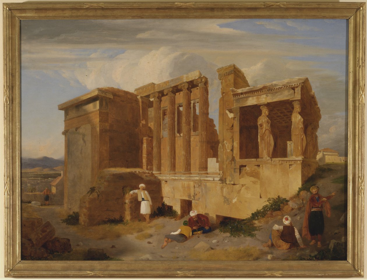 Erechtheum, Ateena, etualalla hahmoja tekijältä Charles Lock Eastlake