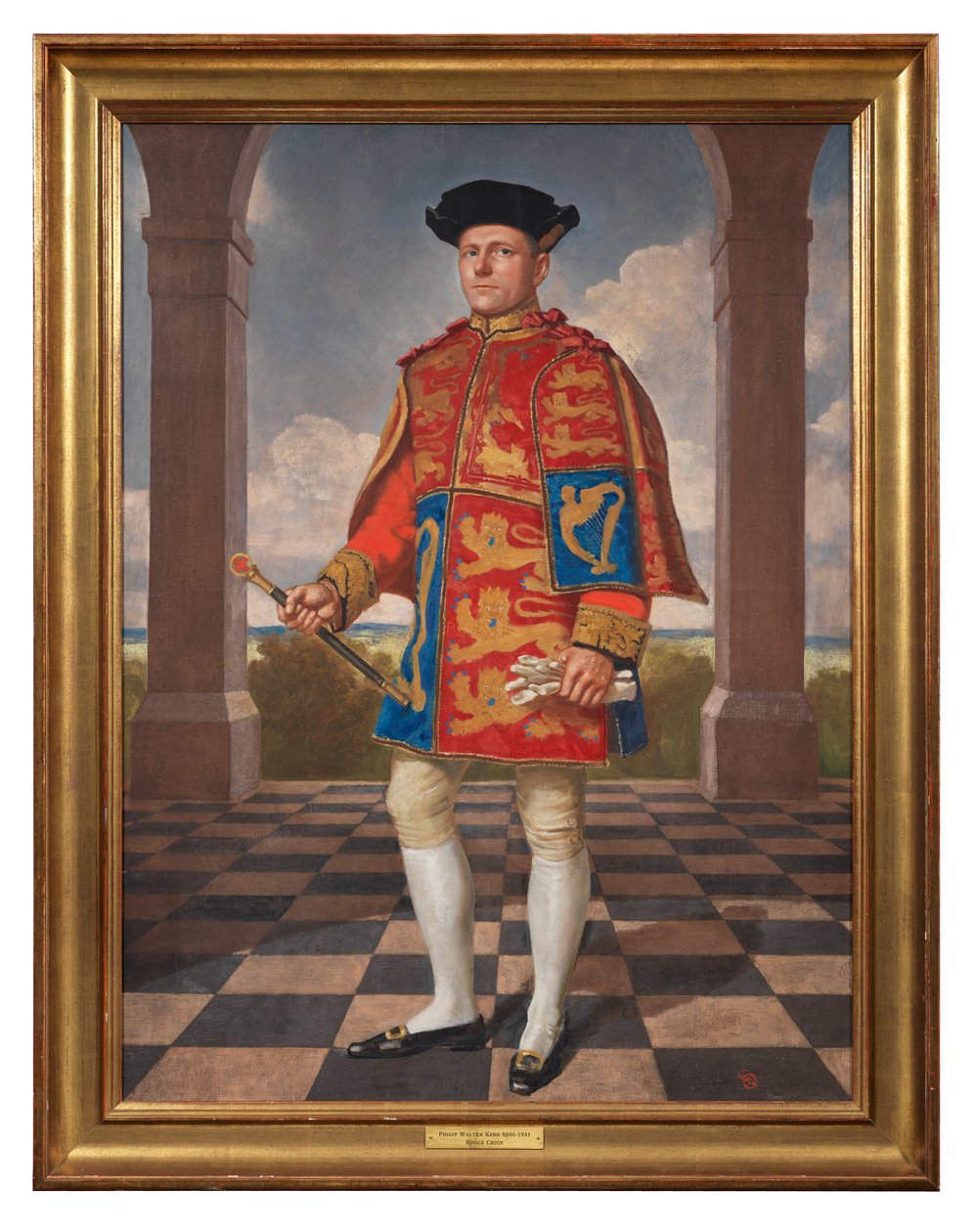 Philip Walter Kerr, Punaisen Ristin avustava virkamies. tekijältä Charles Louis Geoffroy-Dechaume