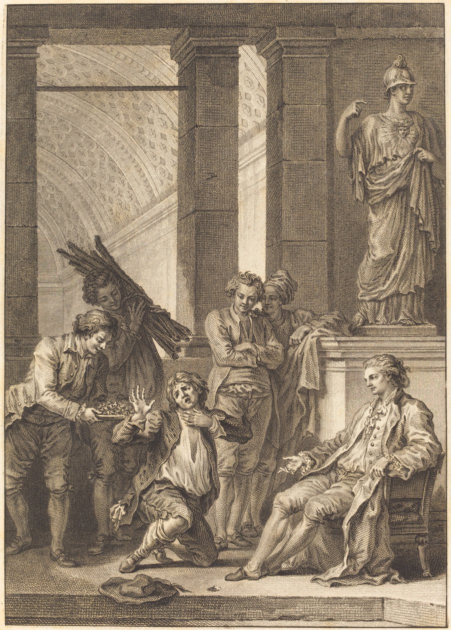 Talonpoika tekijältä Charles Louis Lingée after Jean Honoré Fragonard