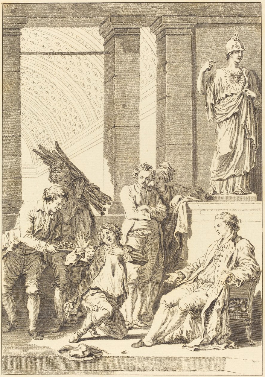 Talonpoika tekijältä Charles Louis Lingée after Jean Honoré Fragonard