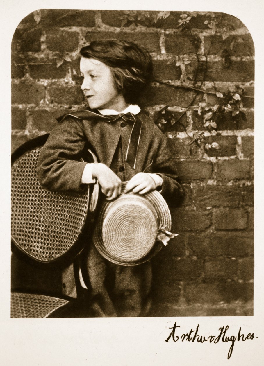 Arthur Hughes, Jr, 12. lokakuuta 1863 (seepiavalokuva) tekijältä Charles Lutwidge Dodgson