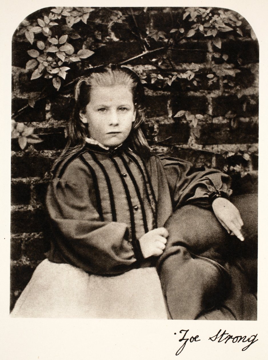Zoe Strong, 10. lokakuuta 1863 (seepiakuva) tekijältä Charles Lutwidge Dodgson