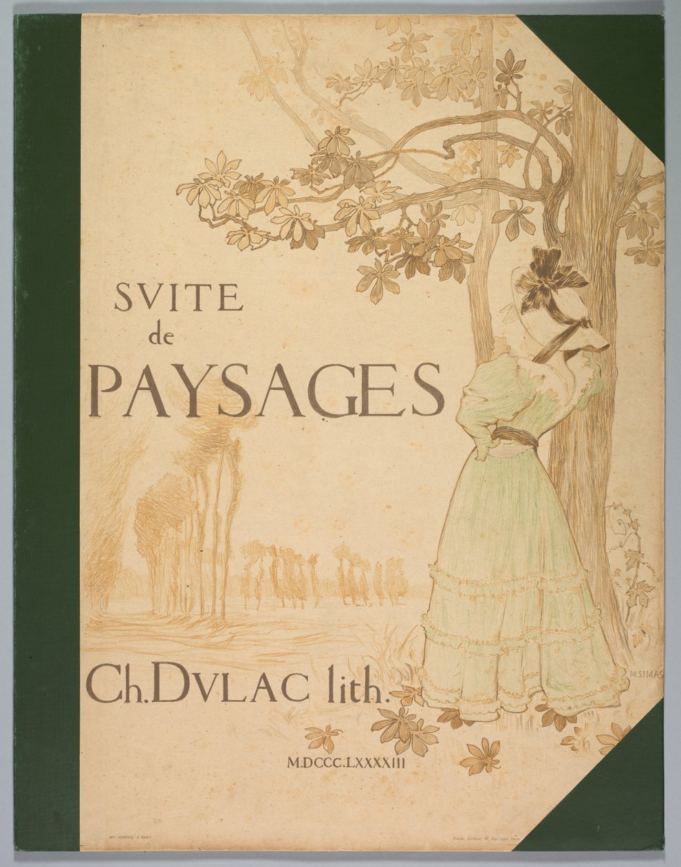 Sarja maisemia tekijältä Charles Marie Dulac