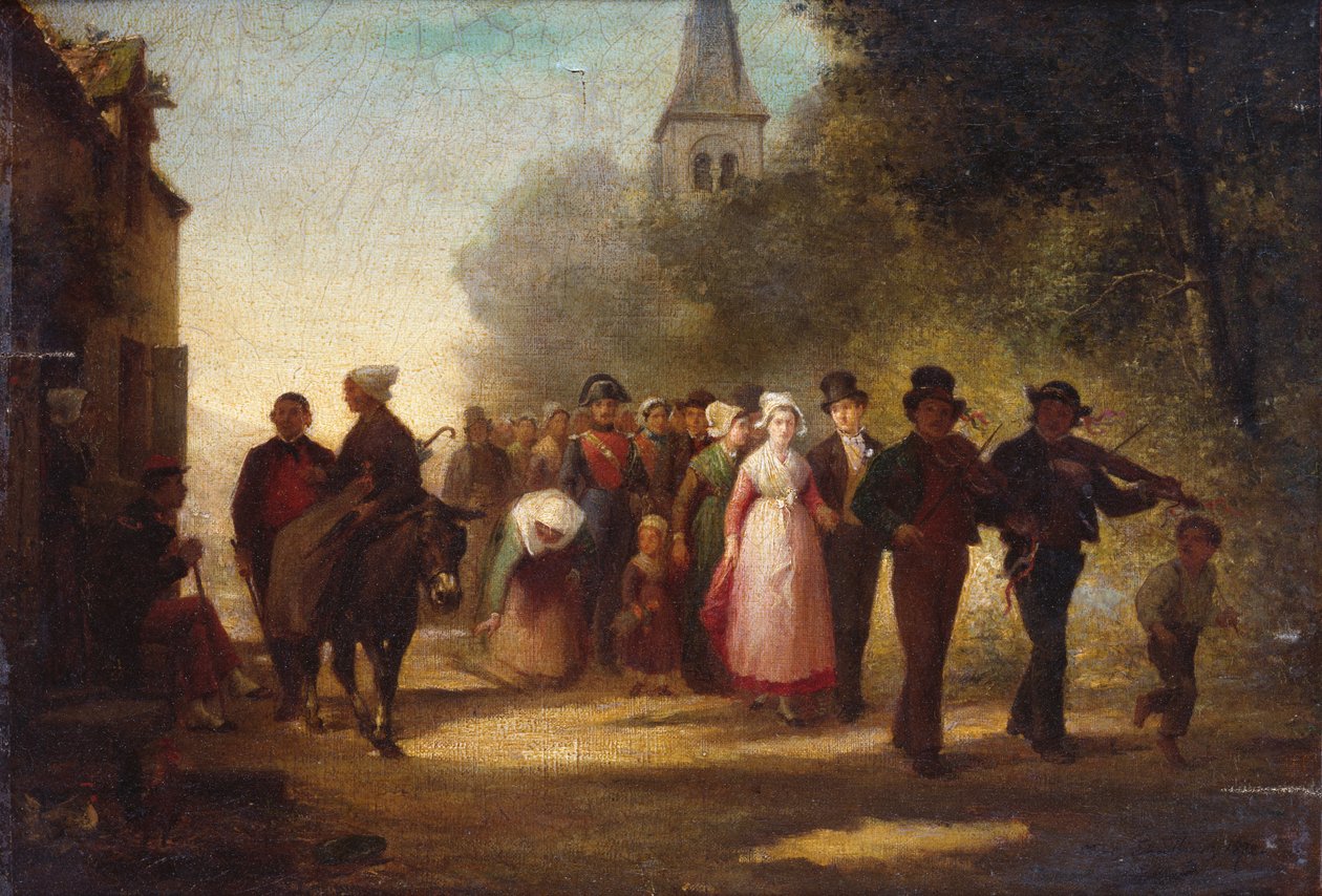 Huonekalut ja erilaiset esineet 1100- ja 1300-luvuilta tekijältä Charles Marie Lhuillier