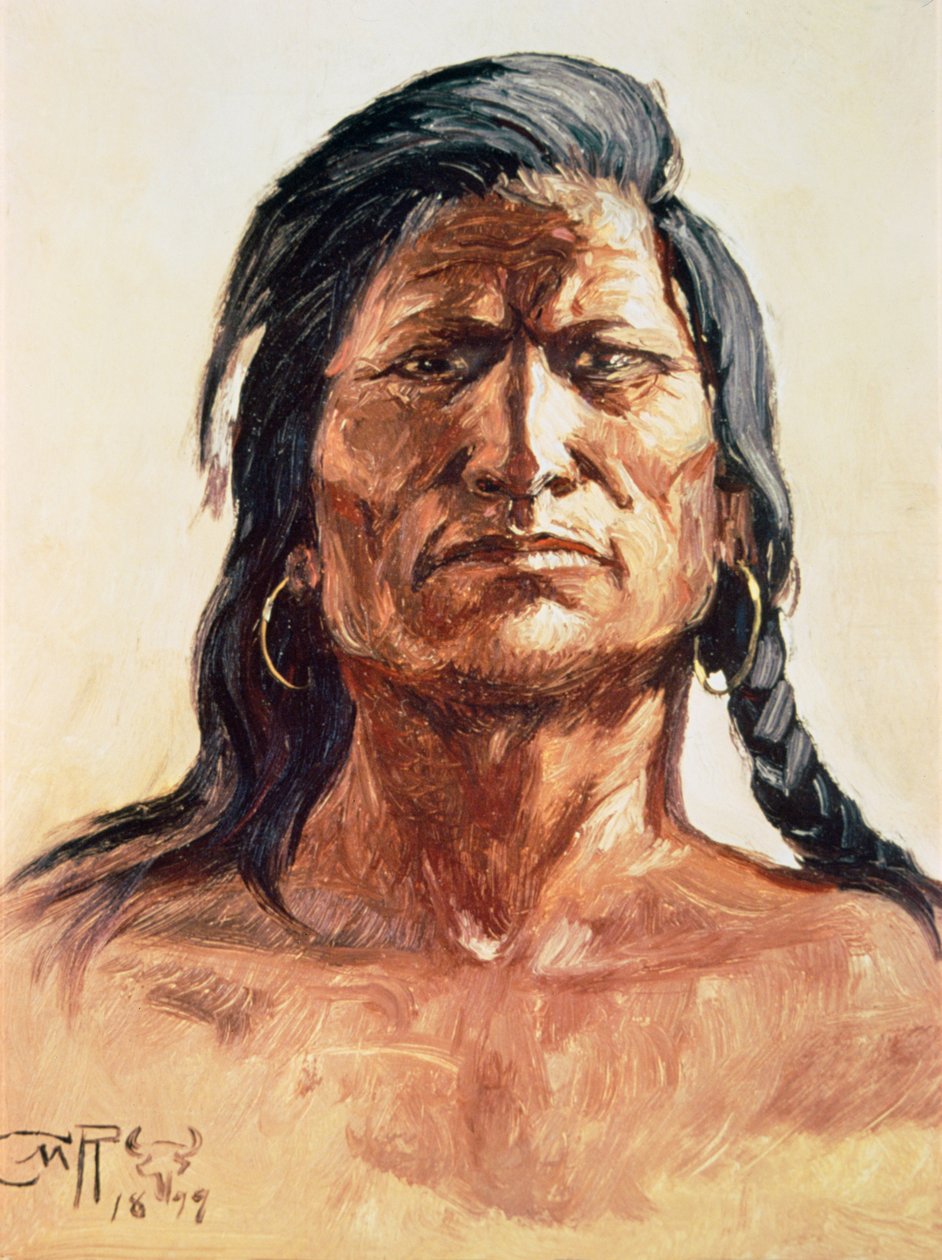 Shoshone Tribesman tekijältä Charles Marion Russell