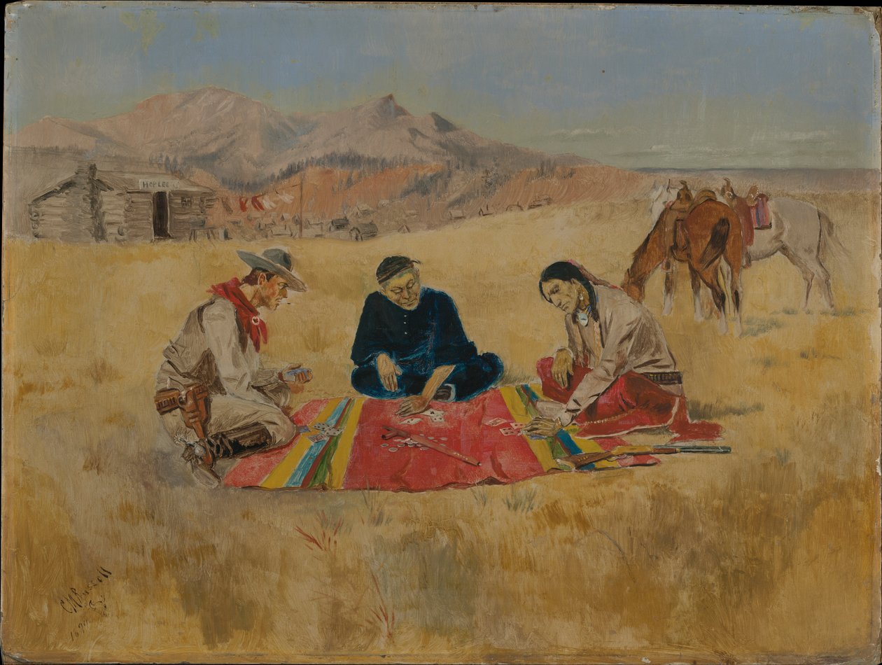 Pokeripeli tekijältä Charles Marion Russell