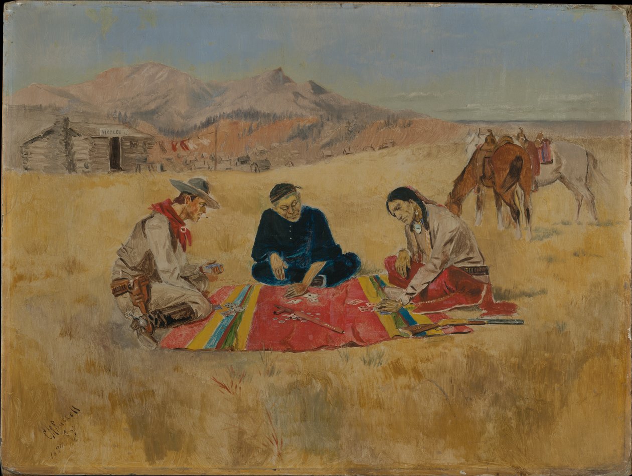 Pokeripeli tekijältä Charles Marion Russell