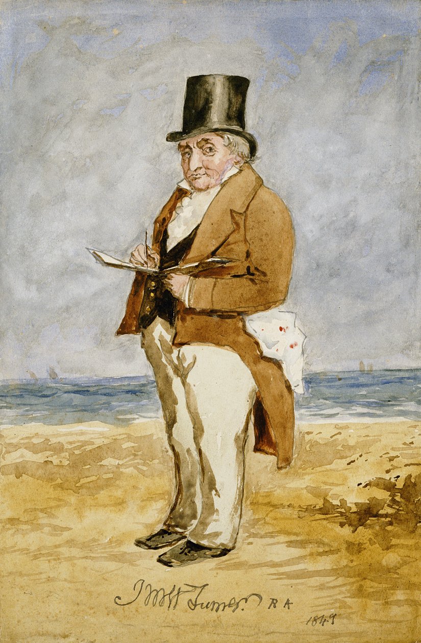 Täyspitkä muotokuva Joseph Mallord William Turnerista, 1849 tekijältä Charles Martin