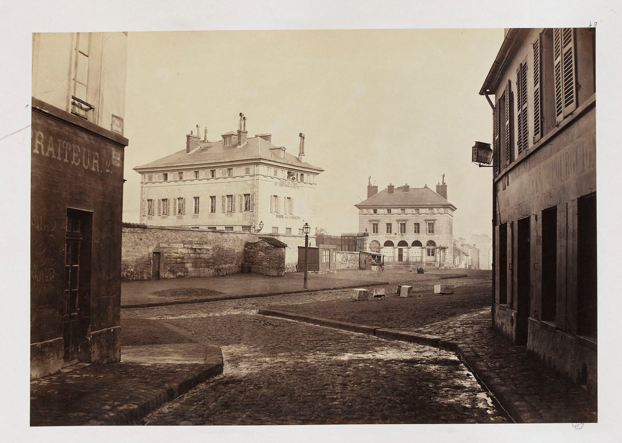 Barriere dItalie, rue Gerard, Pariisi, 1858-78 tekijältä Charles Marville