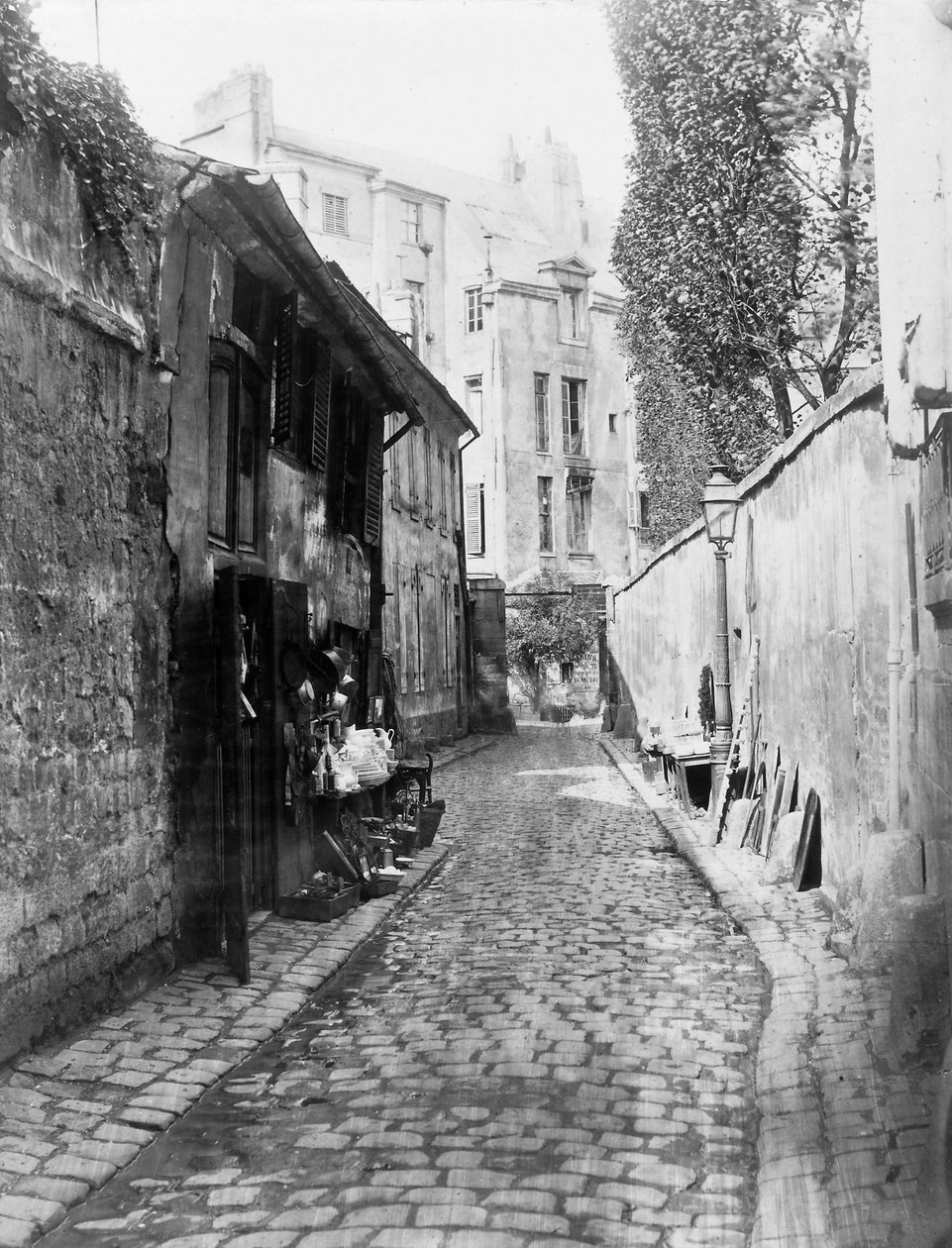 Cul-de-sac de Rohan, n. 1865-1868 (albumiprintti) tekijältä Charles Marville