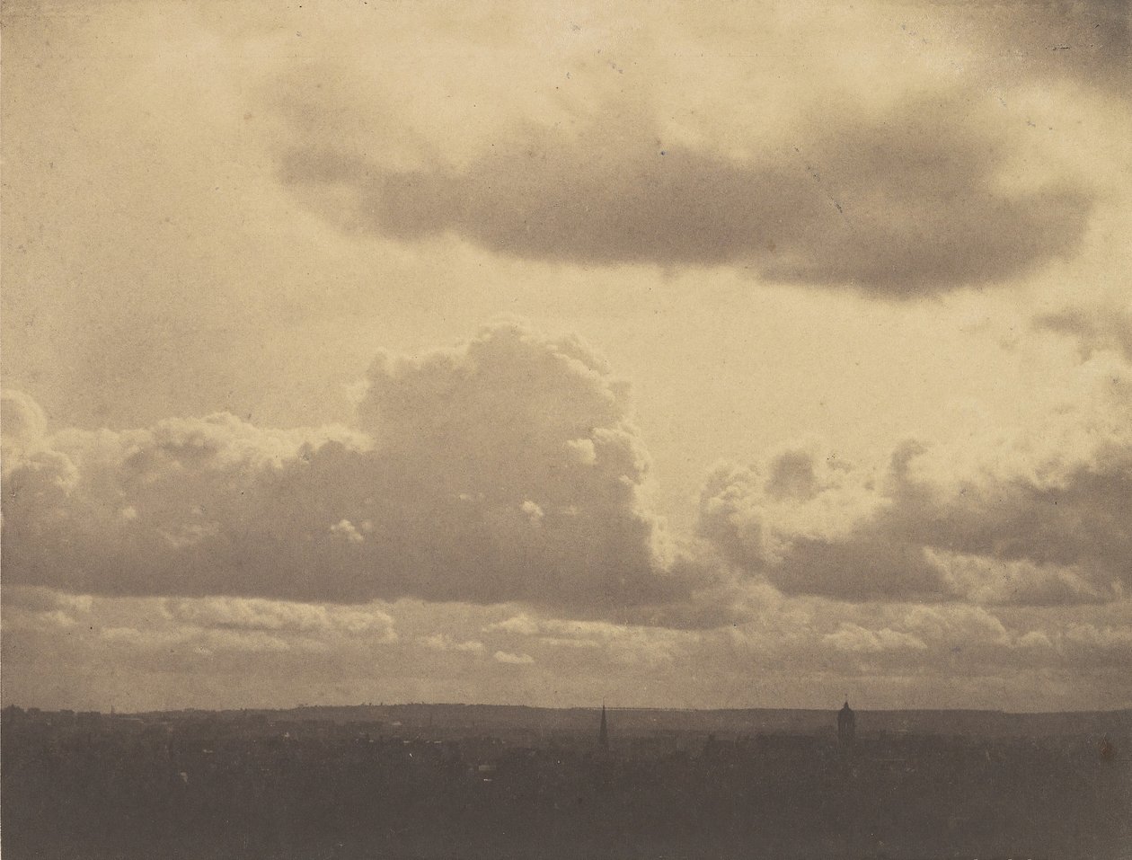 Sky Study, 1855-56. tekijältä Charles Marville