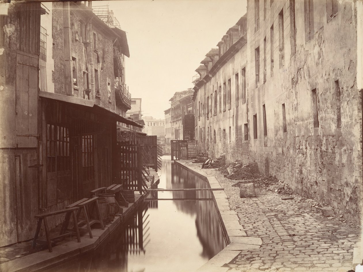 La Bievre, n. 1865. tekijältä Charles Marville