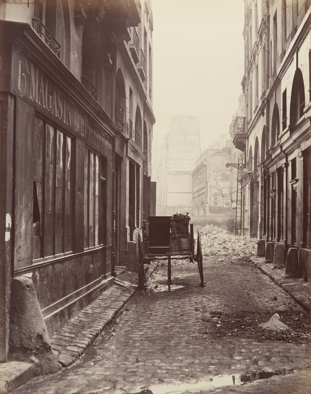 Rue Estienne, Rue Boucherista, 1862-65. tekijältä Charles Marville