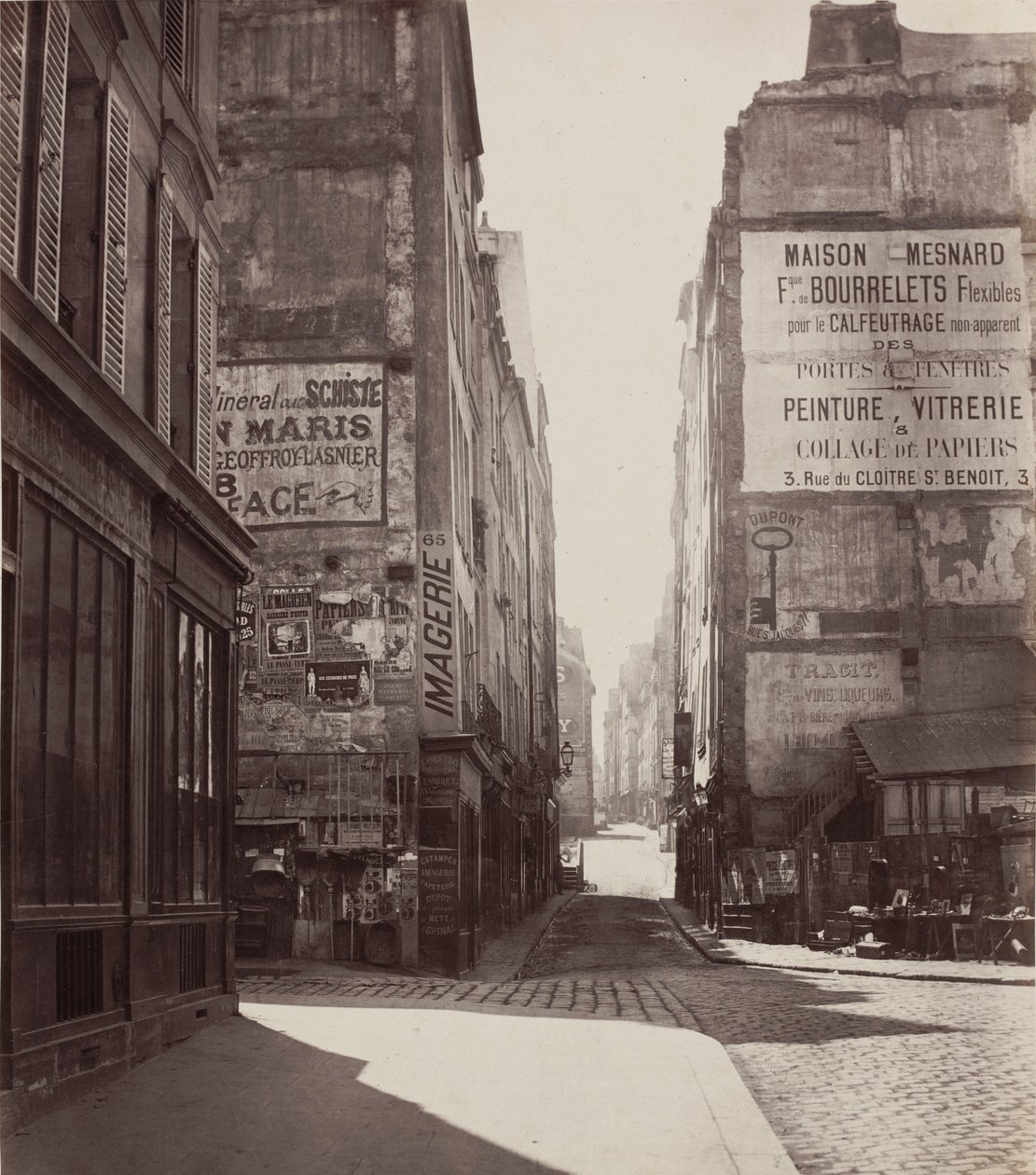 Rue Saint-Jacques, 1864 - ennen helmikuuta 1867. tekijältä Charles Marville